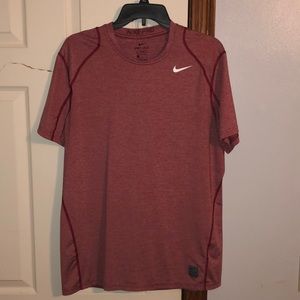 Maroon Nike dri-fit shirt